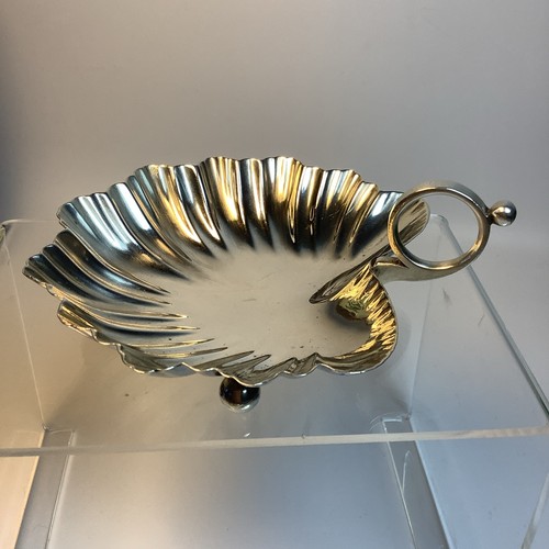 Solid hallmarked silver shell - solid,