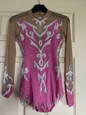 Rhythmic Gymnastics Girls Ages 6-8yrs Rhythmic Gymnastics Leotard PINK