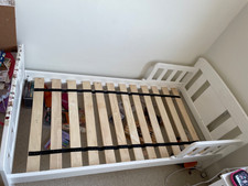 White Toddler Bed Base in