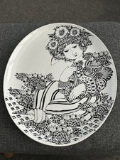 Vintage Rosenthal Bjorn Wiinblad Studio Line "La Paloma" Large Wall Plaque 13.5"