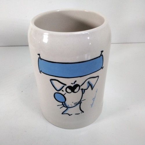 Lowenbrau beer tankard ceramic - lowenbrau,