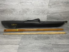 Vintage Riley Snooker Pool Cue 2 Piece With Soft Case 145cm 10mm Tip 17-18oz