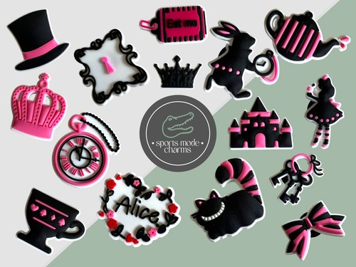 Alice charms for shoes - for, clogs