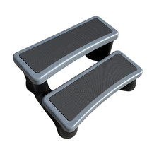 Large Hot Tub Steps in Grey
