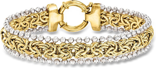 Byzantine beaded edge bracelet - byzantine, beaded-edge