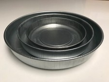 GALVANISED ROUND METAL CHICK FEEDER DRINKER BOWL PLATE DISH SMALL MEDIUM LARGE