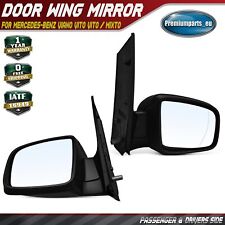 Pair Manual Door Wing Mirror