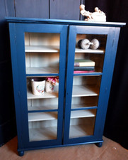 Antique Mahogany BLUE Shabby