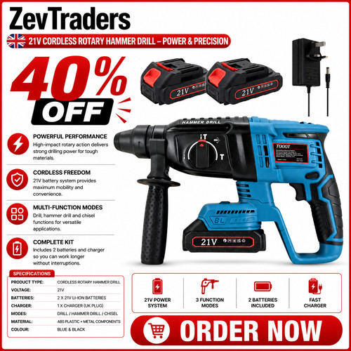 Cordless hammer drill sds - cordless,