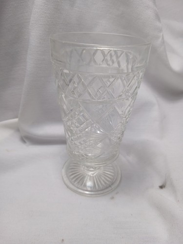 Vintage clear cut glass - clear,