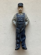 G scale US Engineer Figure, White Metal, Painted, Rabbit Models
