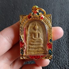 Thai Buddha Clay Amulet Phra Somdej Toh