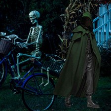 AHalloween Hooded Cloak Unisex