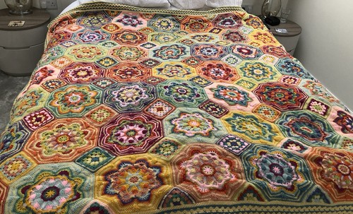 Handmade crochet blanket - crochet,