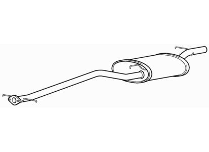 Quality centre exhaust middle - quality,