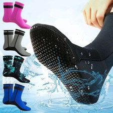 3mm Neoprene Socks Scuba Diving Surfing Swimming Water Snorkeling Boots XS-XL.