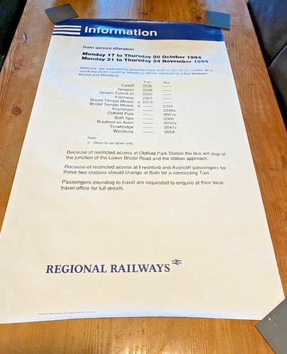 Original railway poster - original,