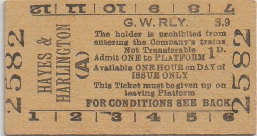 Great western railway platform - western,