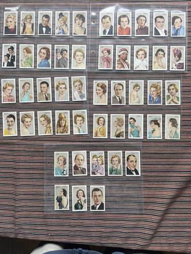 1935 gallahers cigarette cards - gallahers,