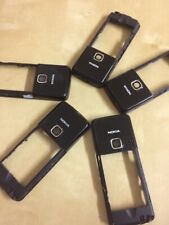 5*Genuine Original Nokia 6300 Black Rear Chassis Fascia Back Housing Grade B