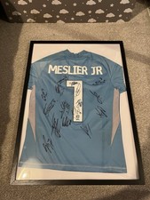 Genuine Signed Leeds United Shirt 24/25 Away Goalkeeper Shirt With Frame And POS