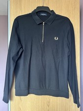 Black Fred Perry Long Sleeve