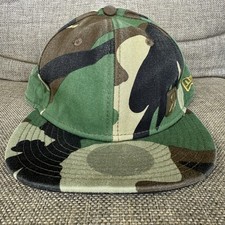 Ronix Wakeboards Logo New Era Hat Cap Fitted 7 1/2 Camo Camouflage Embroidered