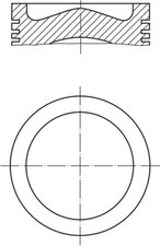 MAHLE 039 PI 00125 000 Piston