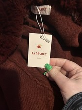 Coast Burgundy Faux Fur Wrap