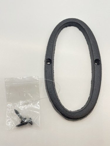 Antique style large black - black, cast