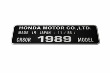 Honda CR80R 1989 Compatible