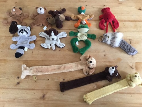 Small plush animals magnets - small,