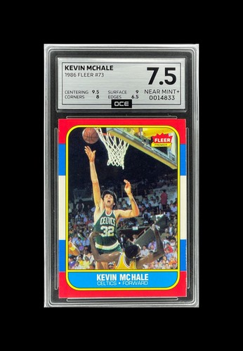 1986 fleer kevin mchale - mchale, #73