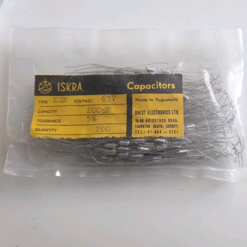 Joblot iskra 200pf - x, 0.2nf