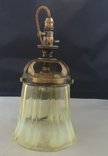 Arts Craft Vaseline lamp shade original gallery