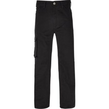Trojan Black Work Trousers
