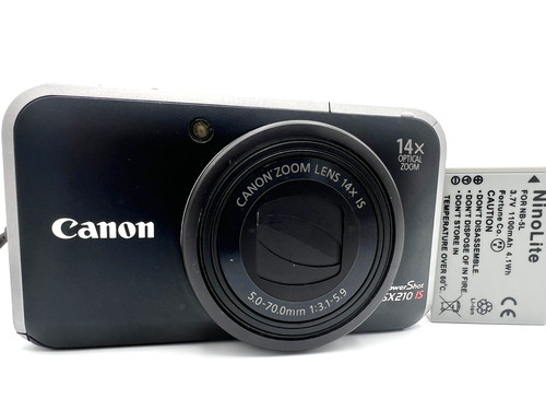 Canon powershot sx210 black - powershot,