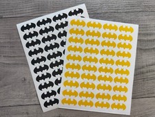 40 x Batman Bat Halloween logo Vinyl Stickers Decals. Car, Wine Glass, Mug