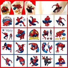 ? 20 SPIDERMAN Themed Temporary Tattoos ?? Boys Party Loot Bag Fillers Marvel