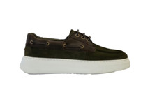 Firetrap Largo Boat Shoes Mens Green UK 7 EUR 41    *REFCRS232
