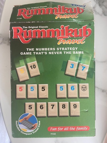 Tomy travel rummikub tiles - rummikub,