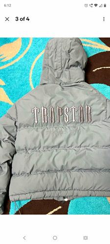 Trapstar men grey hooded - grey,