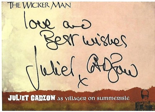 The wicker man 50th auto - 50th,
