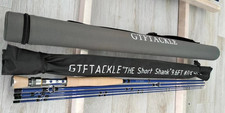GTFTackle "Short Shank" #7/8, 9'6, 4 Piece, Fly Rod With Spare Tip