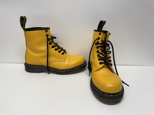 Martens 1460 yellow leather - martens,
