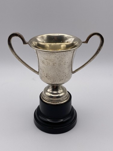 Silver plated trophy cup - plated,