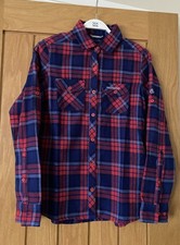 Craghoppers Women’s Long Sleeve Check/Plaid Flannel Shirt ~ Size 8 
