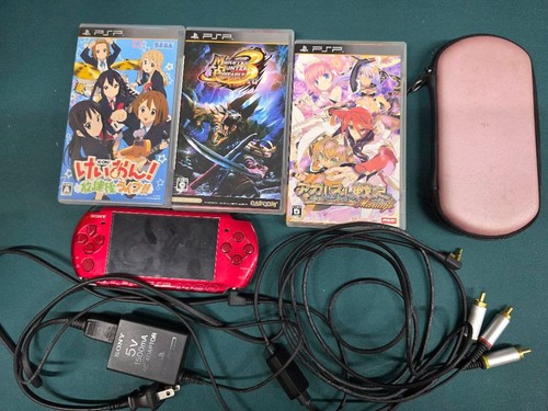 Sony psp 3000 radiant red - sony, psp-3000