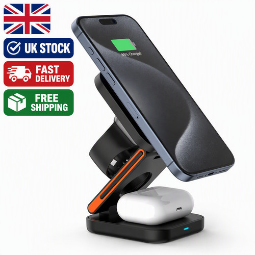 3in1 magnetic wireless charger - magnetic,