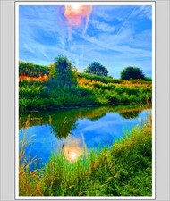 Down By The Riverbank A4 Print